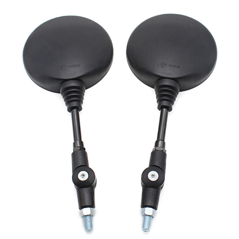 Universal Round Shape Motorcycle Side Mirrors Set
