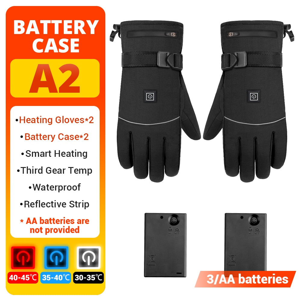 Heated Waterproof Motorcycle Gloves