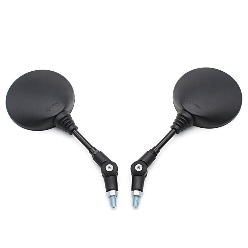 Universal Round Shape Motorcycle Side Mirrors Set